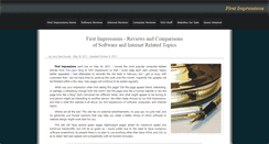 Desktop Screenshot of firstimpressions.websitedesigningamarillo.com